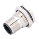 thumbnail image 1 of M12 Waterproof Socket, Panel Mount Socket M12 Thread Electrical Circuit  For Industry For Connector ANGGREK Industrial Connector, 1 of 8