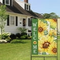 thumbnail image 4 of Spring Summer Sunflower Garden Flag 28x40 Inch Double Side for Outdoor Courtyard Garden Decor Flowers Welcome Holiday Flag for Outside Decoration, 4 of 6
