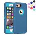 thumbnail image 1 of Entronix Funda Resistente para iPhone 7/8, Triple Capa, Resistente a Golpes y Anticaídas, Color Verde Azulado, 1 of 6