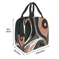 thumbnail image 6 of ZICANCN Insulated Lunch Bag for Women Men, Splash Blue Ink Abstract Paint Reusable Cute Lunch Bags for Picnic School Work Office, 6 of 8