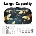 thumbnail image 3 of Fireflies Waterproof Oxford Fabric Storage Case with Charger Pouch, Small Portable Storage Box, and Cable Organizer Travel - 5.9x9.44x3.14 in, 3 of 6
