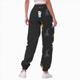 thumbnail image 7 of TOWED22 Women Halloween Sweatpants Cute Ghost Graphic Track Pants Drawstrings High Waisted Bottom Active Joggers with Pocket(Black,XXL), 7 of 7