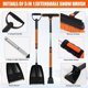 thumbnail image 5 of Raspador de hielo y pala de nieve OPKING extensible 5 en 1 de 31 a 40 cm, 5 of 9