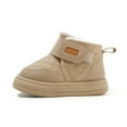 thumbnail image 6 of Tdoqot Girls Winter Boots Faux Fur Shearing- Non-Slip Warm Chunky Heel Round Toe Snow Boots Khaki Size Toddler 7.5, 6 of 7