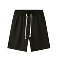 thumbnail image 2 of Mens Casual Shorts - Drawstring Elastic Waist Summer Beach Stretch Golf Shorts, 2 of 5