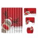 thumbnail image 1 of Juego de fundas para cortina de baño Cortina de ducha impermeable Alfombrilla de inodoro de dibujos animados Kit de decoración de baño Yuarrent HA001858-00, 1 of 6