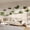 Green-13-in-1, variant on 9-in-1 Cat Wall Shelves Stable & Safe Mounted Cats Shelf Furniture Set With Plush Fabric Wooden Climbing Systems Bridge Ladder Floor Space-saving Beige