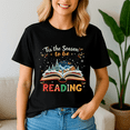 thumbnail image 2 of Xmas Tis The Season To Be Reading Christmas Book Lovers Gift, Retro Christmas Shirt, Xmas TShirt, Cute Santa Claus Holiday, Merry Christmas Gift, 2 of 5