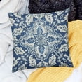 thumbnail image 2 of BANET Blue White Pillow Covers , Persian Carpet Design Decorative Throw Pillows Farmhouse Cushion Pillow Covers for Sofa Couch Outdoor Decor White, 2 of 5
