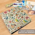 thumbnail image 4 of FORMRS 3 Ring Photo Album 4"x6" Self Adhesive Large Capacity PU Leather Cover, Beige Cartoon Animals, 4 of 8