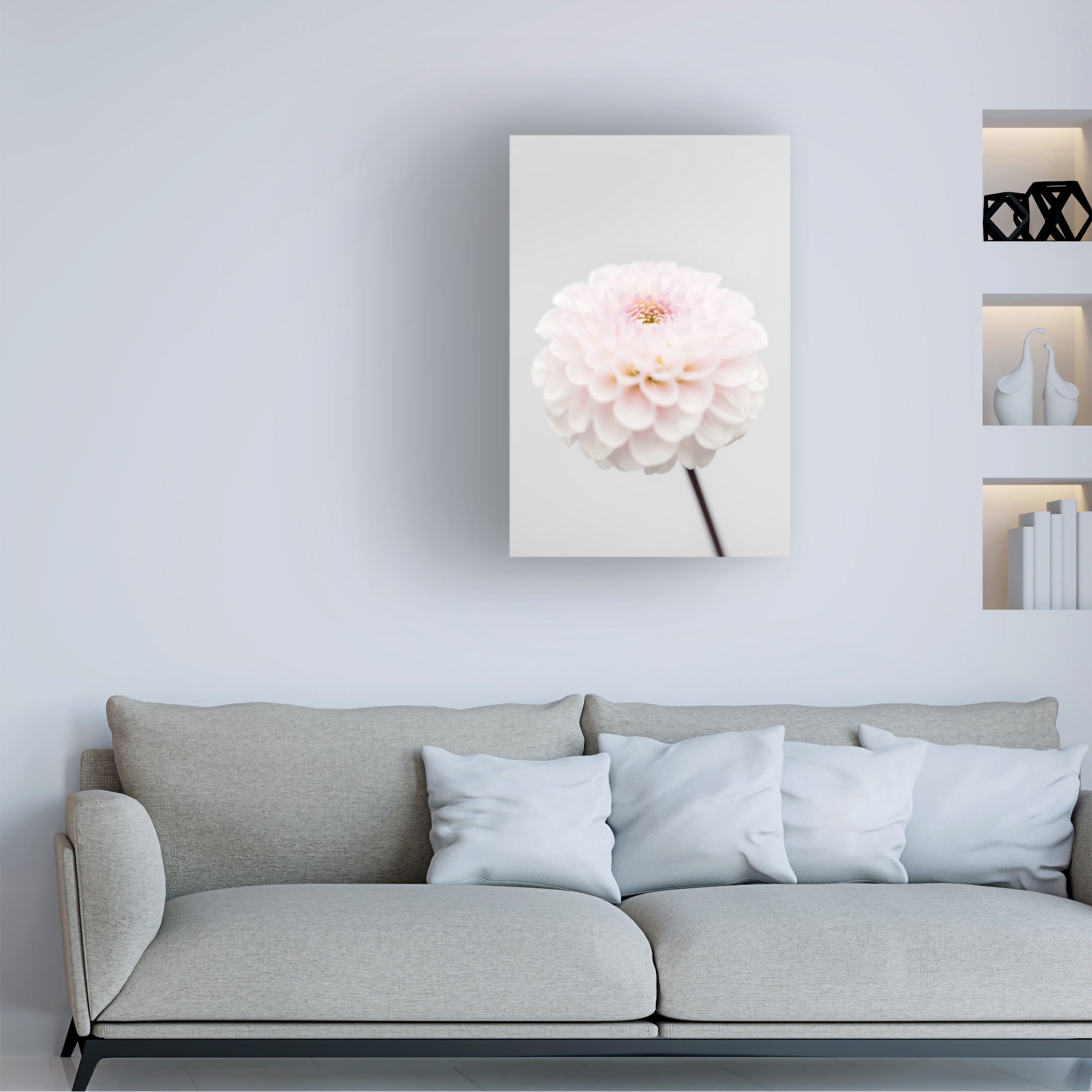 Trademark Fine Art Pictufy Studio Pink Flower No3 Canvas Wall Art