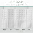 thumbnail image 5 of Home Weavers Willow Bath Towels Set of 6, 100% Cotton Zero Twist, 630 GSM, Soft Absorbent Quick Dry, 27x54 inch, White, 5 of 8