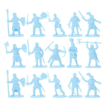 200 Pcs Mini Soldier Model Miniature People Models Toy Set Plastic