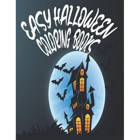 Easy Halloween Coloring Books: Halloween Coloring Book Creative Kids (Paperback)