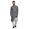 thumbnail image 1 of Atasi Ensemble Kurta Pyjama Ethnique Imprimé Tenue de Fête d'Été Kurta Pyjama pour Hommes, 1 of 4