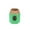 Green, variant on Ohmyroo Small Bedroom Alarm Clock 4.2in Green Plastic Compact Desk Timekeeper Home Accessory