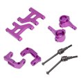 thumbnail image 1 of RC Cars Actualizaciones Parte Frente Swing ARM ST STIREDE KNUCKLE MODELO MODELO REMOTO CONTROL MONTANO DE CUCHO REEMPLAZO PARA TAMIYA CC01 PURPLE Eigraketly FN001278-04, 1 of 7