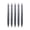 Gray, variant on Ballpoint Pens, 5Pcs 0.5mm Black Ink Clickable Signature Pens, Smooth Writing Medium Point Portable Stationery for Business Student Office Daily Use