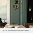 thumbnail image 6 of Hunter - Stone Creek 1-light French Oak, Medium Size Pendant Light, Dimmable, Rustic Style, Sphere Shaped, for Bedrooms, Dining, Living Rooms - 19221, 6 of 8