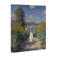 thumbnail image 4 of Monet Style Sunflower Ghost Canvas Wall Art, design by Arlington Prints, 4 of 8
