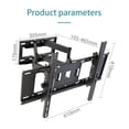 thumbnail image 4 of Soporte para TV con doble brazo de hasta 70 pies, negro, 50 kg, 32-70 pulgadas, 4 of 6