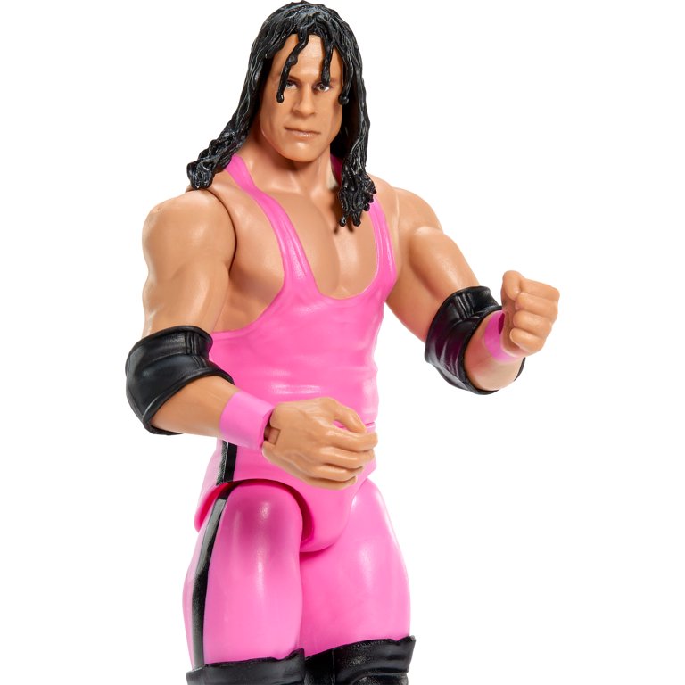 WWE Bret “Hit Man” Hart Action Figure, 6-inch Collectible