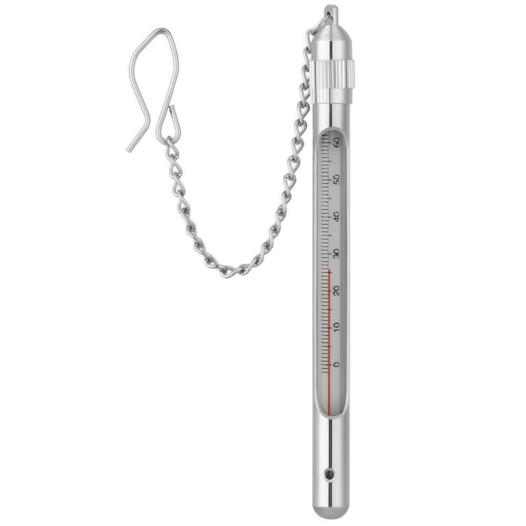 Fishing Thermometer with Carabiner Stream, Sensitive Water