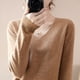 thumbnail image 4 of Suéter de cuello en V para mujer, suéter suelto de color sólido, jersey sencillo, camisa base, ropa exterior, otoño nuevo, suéter de manga larga, top corto, 4 of 6
