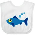 thumbnail image 3 of Inktastic Fishing Blue Fish Boys or Girls Baby Bib, 3 of 4