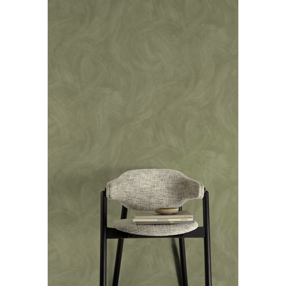 Inness Sage Faux Concrete Print Non Woven Non-Pasted Textured Wallpaper 57 Sq. Ft.