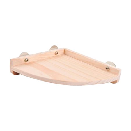 Hamster Cage Platform, Cage Accessories Playground, Exercise Toy, Wooden Platform Standing Board for Chinchilla, Small Animal, Bird, Mouse