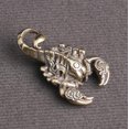 thumbnail image 2 of Scorpion Brass Keychain Creative Pendant Bronze Ware, 2 of 5