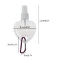 thumbnail image 4 of 5Pcs 50ml Reusable Portable Heart Spray Bottle Hand Sanitizer Travel Small Size for Mister Bottle Holder Keychain Carrie, 4 of 16