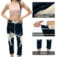 thumbnail image 3 of Taurus Constellation Women Pants High Waist Capris Not See-Through Printed Suitable for Running Fitness Yoga Compression Leggings for Women Yoga Pants Womens Leggings, 3 of 6