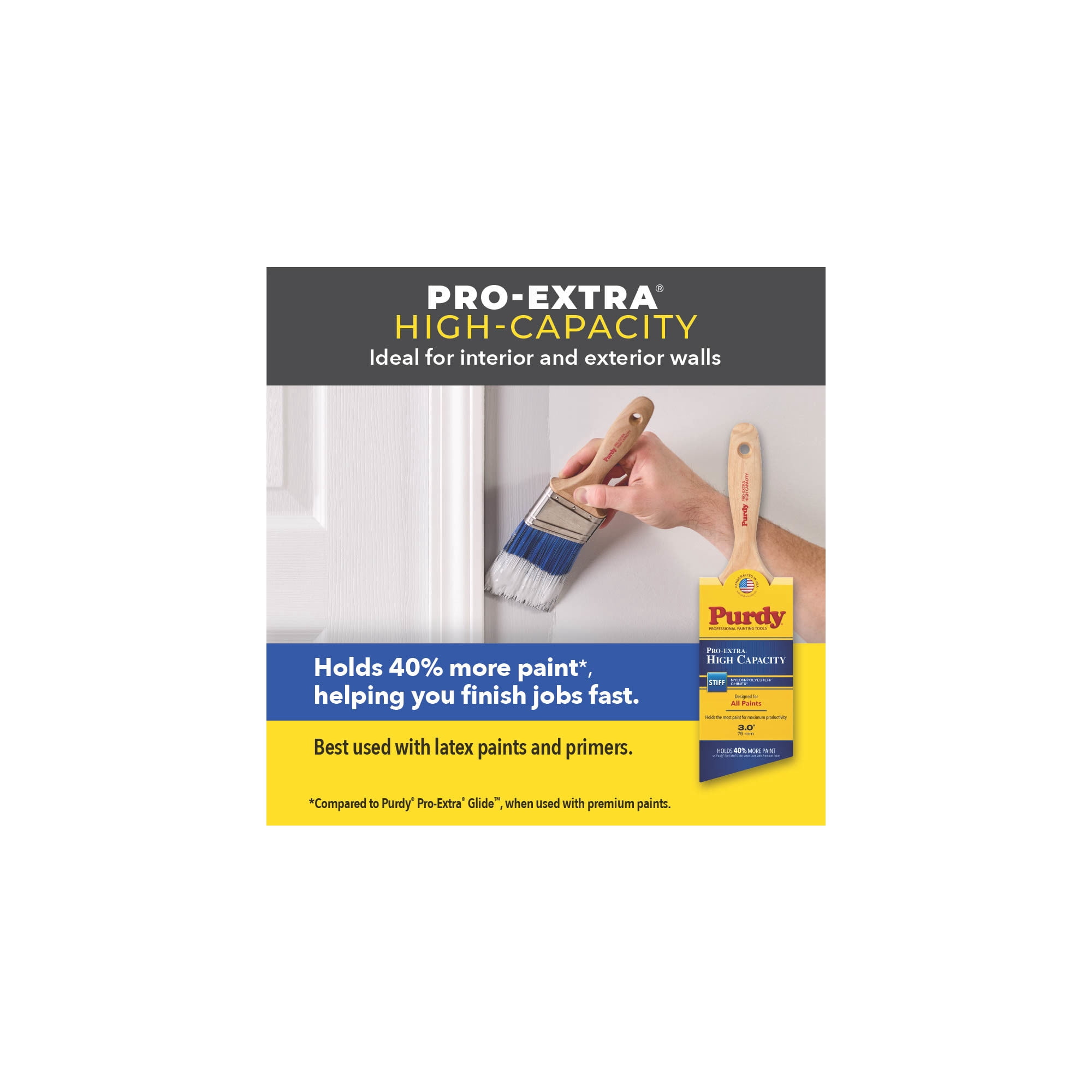 Purdy Pro-Extra High Capacity, 3 in.