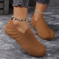 thumbnail image 7 of Willtoo Women's Flats Slip On Go Walk Shoes for Women Comfortable Walking Sneakers Knit Low Wedge Dressy Ballet Shoes, 7 of 7