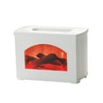 thumbnail image 2 of Abbracc Humidificateur d'Air USB Auto-Off Protection Petite Flamme Effet Diffuseur d'Huile Essentielle Blanc, 2 of 9