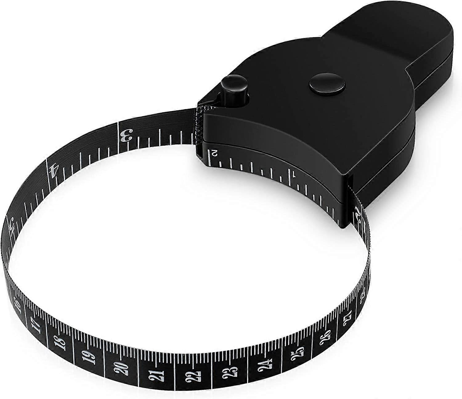 Body Tape Measure, 150cm/60inch Black Retractable Tape Measure