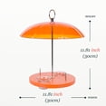 thumbnail image 5 of Kingsyard Oriole Bird Feeder for Outside With Big Dome Orange Fruit, Jelly, Mealworm,Nectar, 5 of 7