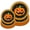 D, variant on Darzheoy 10 Pcs Halloween Party Dinnerware Set Orange Black Pumpkin Themed Paper Dinner Plates Cups Halloween Disposable Tableware Party Supplies for Spooky Themed Party