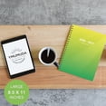 thumbnail image 7 of 2026-2028 Monthly Planner, 8.5x11": 24 Months (July. 2026 - June. 2028), Large Daily Blocks, Green, 7 of 7