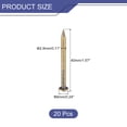 thumbnail image 2 of Uxcell 20 Pack Small Tiny Nails 2.8x40mm(DxL) Tiny Brass Nails Hardware Nails Small Nail, Bronze Tone, 2 of 5