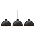 thumbnail image 1 of Ilios Innova | Paquete de 3 lámparas de techo colgantes decorativas estilo nórdico retro de 36 cm para habitaciones y salas de estar, 1 of 9