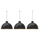 thumbnail image 1 of Ilios Innova | Paquete de 3 lámparas de techo colgantes decorativas estilo nórdico retro de 36 cm para habitaciones y salas de estar, 1 of 9
