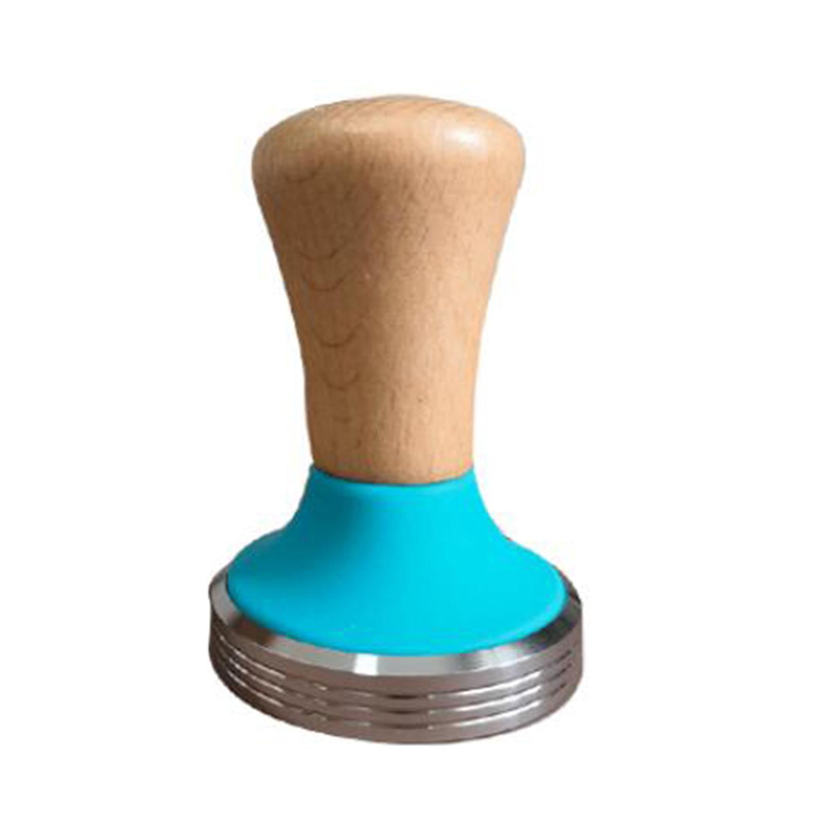 304 Stainless Steel Tamper for 58mm Portafilter Bean Press Tool Wood