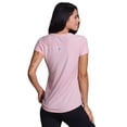 thumbnail image 2 of RBX Active Women's Athletic Striated V-Neck Super Soft T-Shirt, 2 of 4