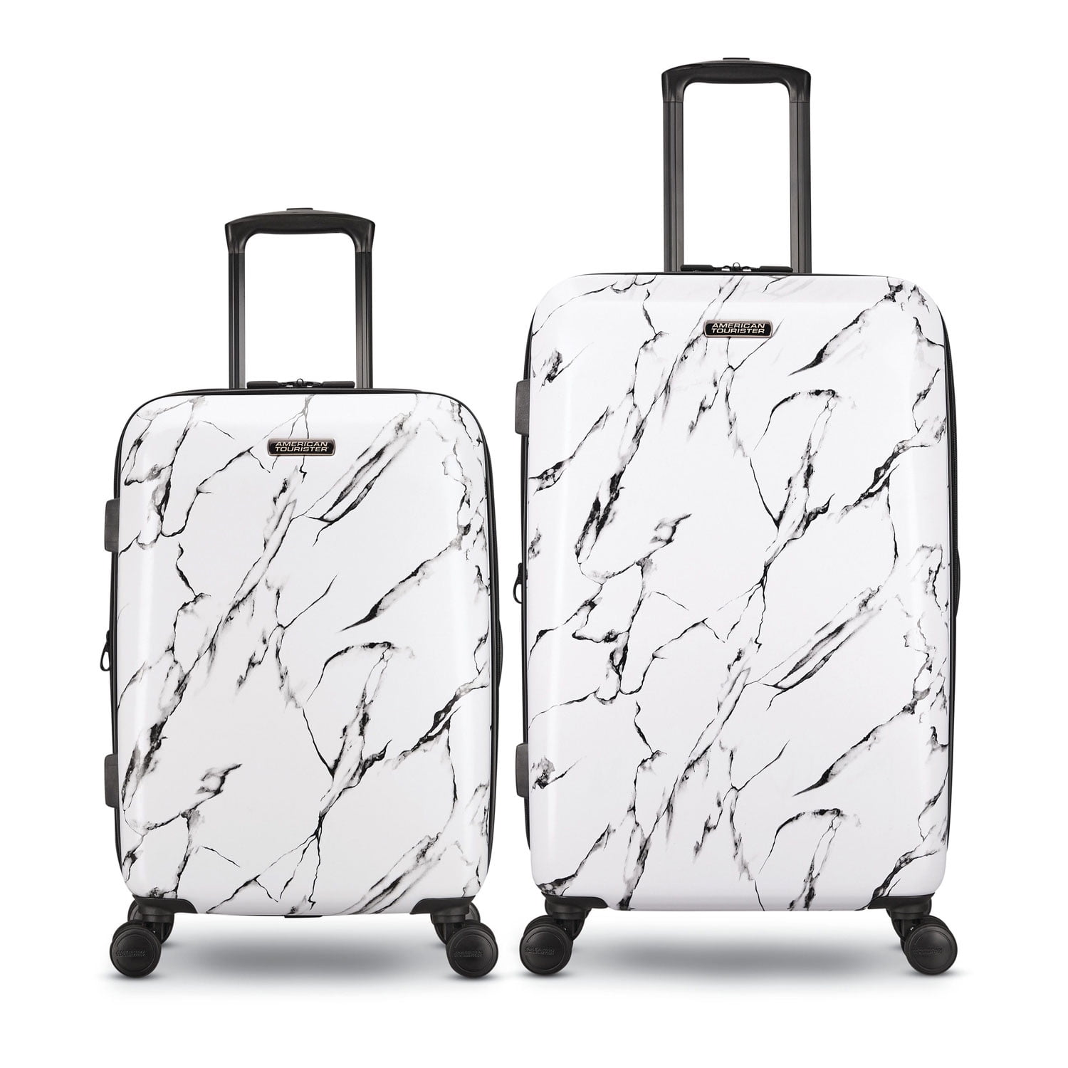 American Tourister Moonlight Plus 2pc Hardside Expandable Luggage, Marble