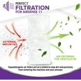 thumbnail image 3 of CPAP Filters Disposable Felt Pollen air Filter - 20 Pack Supply - CPAP Filter Supplies -Fits ResMed Airsense 11 Series Machines, 3 of 7