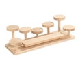 thumbnail image 3 of jifeng Wood Display Riser Decor Action Figures Display Stand for Jewelry Dolls Toys, 3 of 9