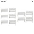 thumbnail image 1 of BUYISI Plastic Mini Park Chairs Set Of 10 Or 100 For Craft Projects And Displays L 10Pcs, 1 of 4